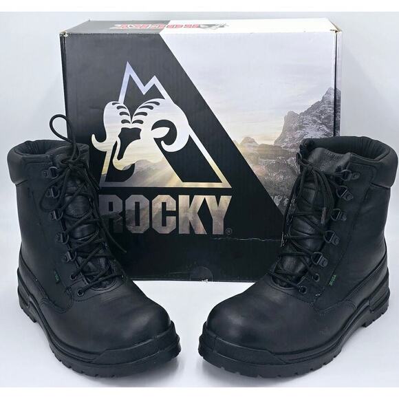 Rocky Black Military Boots Eliminator Gore-Tex Waterproof Insulated Men\'s 8.5W main image 10